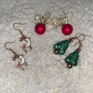 Festive Holiday Earring Set